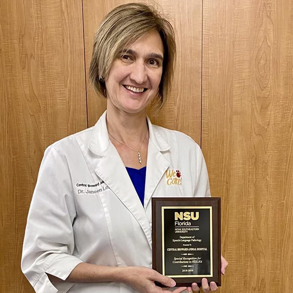 Doctor Holding Nova Award